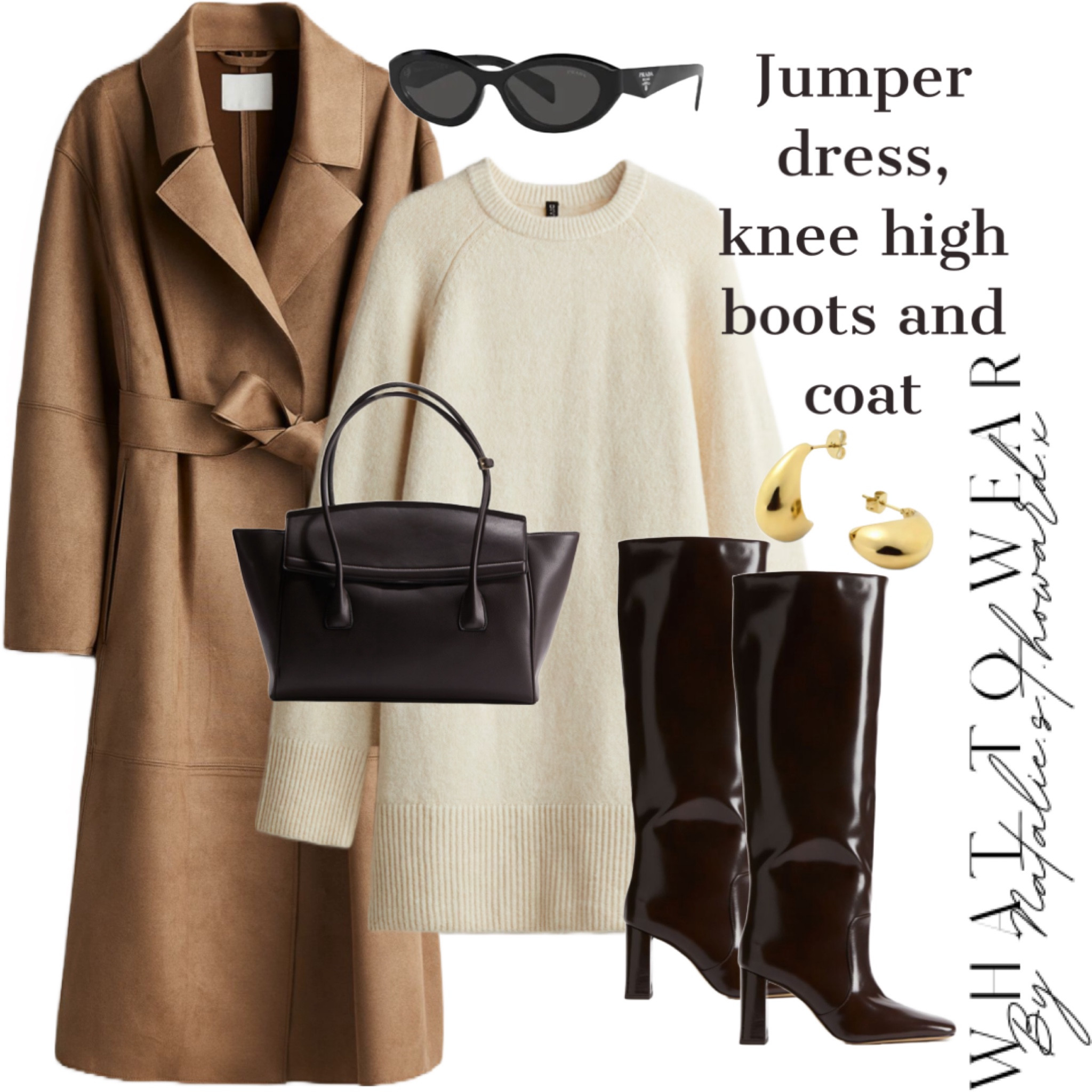 A jumper dress , knee high boots and a nice coat is such a go to outfit formula for autumn 

#LTKautumn #LTKstyletip #LTKuk