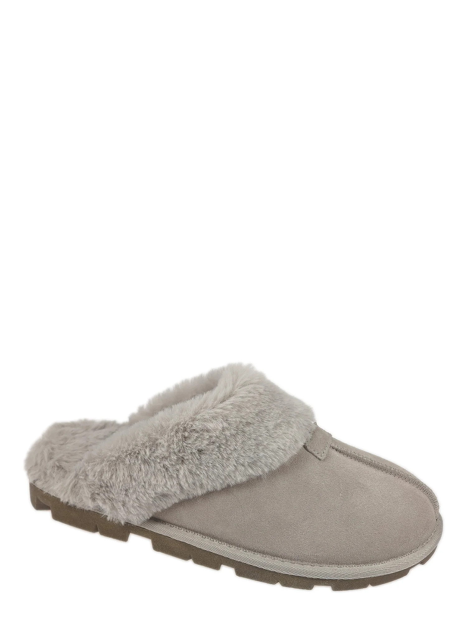Secret Treasures Women's Genuine Suede Clog Slipper | Walmart (US)