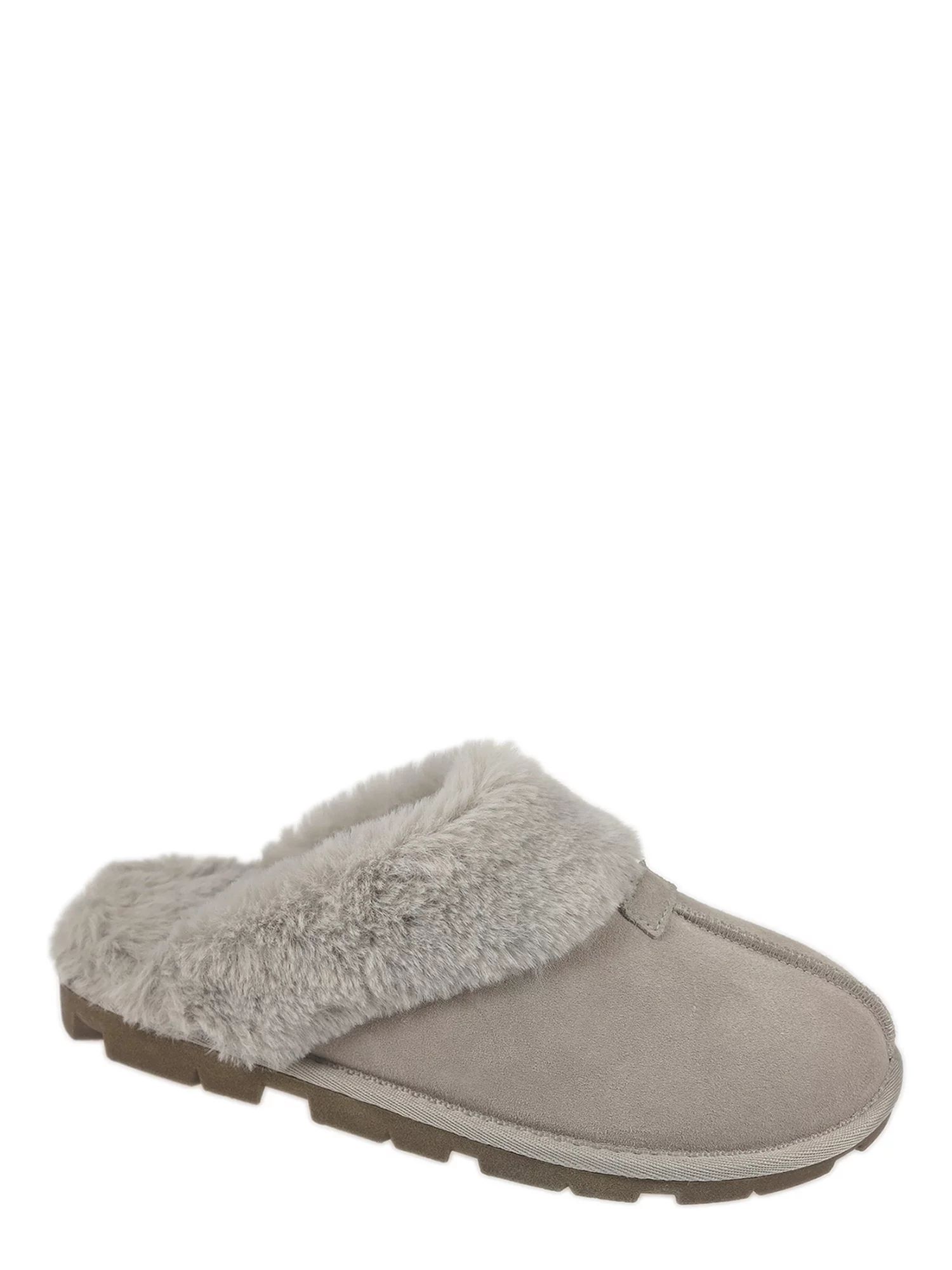 Secret Treasures Women's Genuine Suede Clog Slipper | Walmart (US)