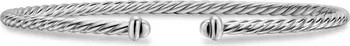 Micro Cable Flex Sterling Silver Open Bracelet, 2.6mm | Nordstrom