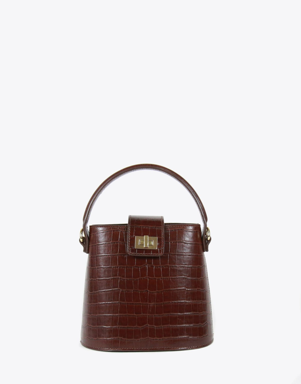 No. 56 The Kettle Bag Croc Embossed - Neely & Chloe | Neely & Chloe
