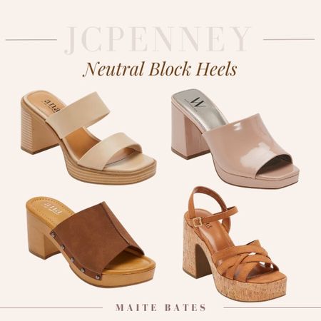 Block heels are in and JCPenney has many styles! 

#LTKstyletip #LTKshoecrush #LTKSeasonal