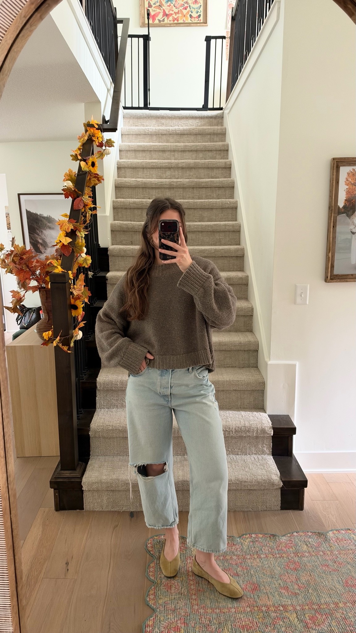 medium in sweater and jeans tts! 

Fall outfit

#LTKootd #LTKSeasonal