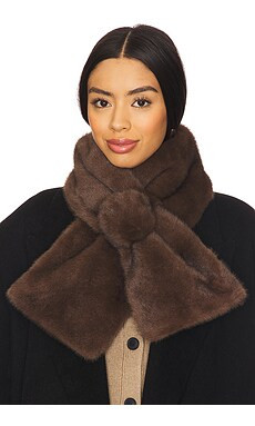Adrienne Landau X Revolve The Downtown Scarf in Chocolate from Revolve.com | Revolve Clothing (Global)