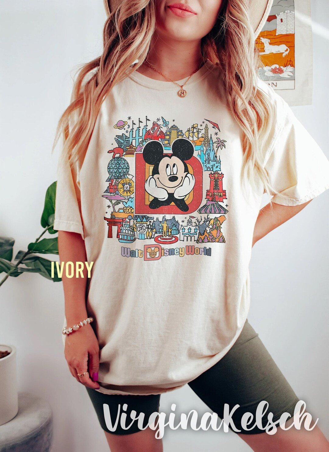 Comfort Colors® Vintage Retro Disney World Shirt, Mickey Vintage Retro Shirt, Vintage Disney Shi... | Etsy (US)