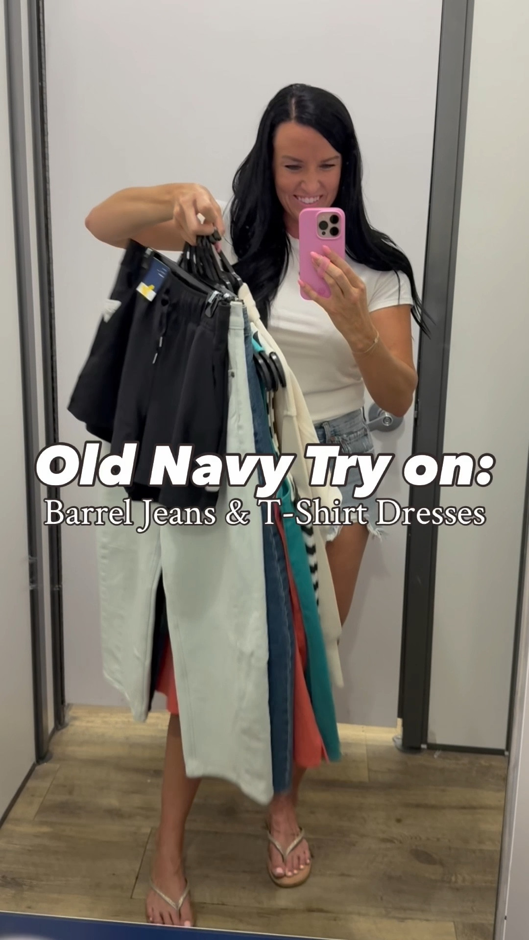 Old navy summer finds: barrel jeans, tshirt dresses, and a sprinkle of athleisure! Everything is on a great sale! $12 dresses, jeans and sweatshirt are $10 off, and shorts are $15!

Size and fit info: (I’m 5’5” and usually wear a size 4/27 and S for reference.) Everything in this haul fit true to size— I’m in a S and 4 in it all! Impressed with the fit, especially loved the length of the barrel jeans for summer outfits! 


#LTKStyleTip #LTKFindsUnder50 #LTKSaleAlert
