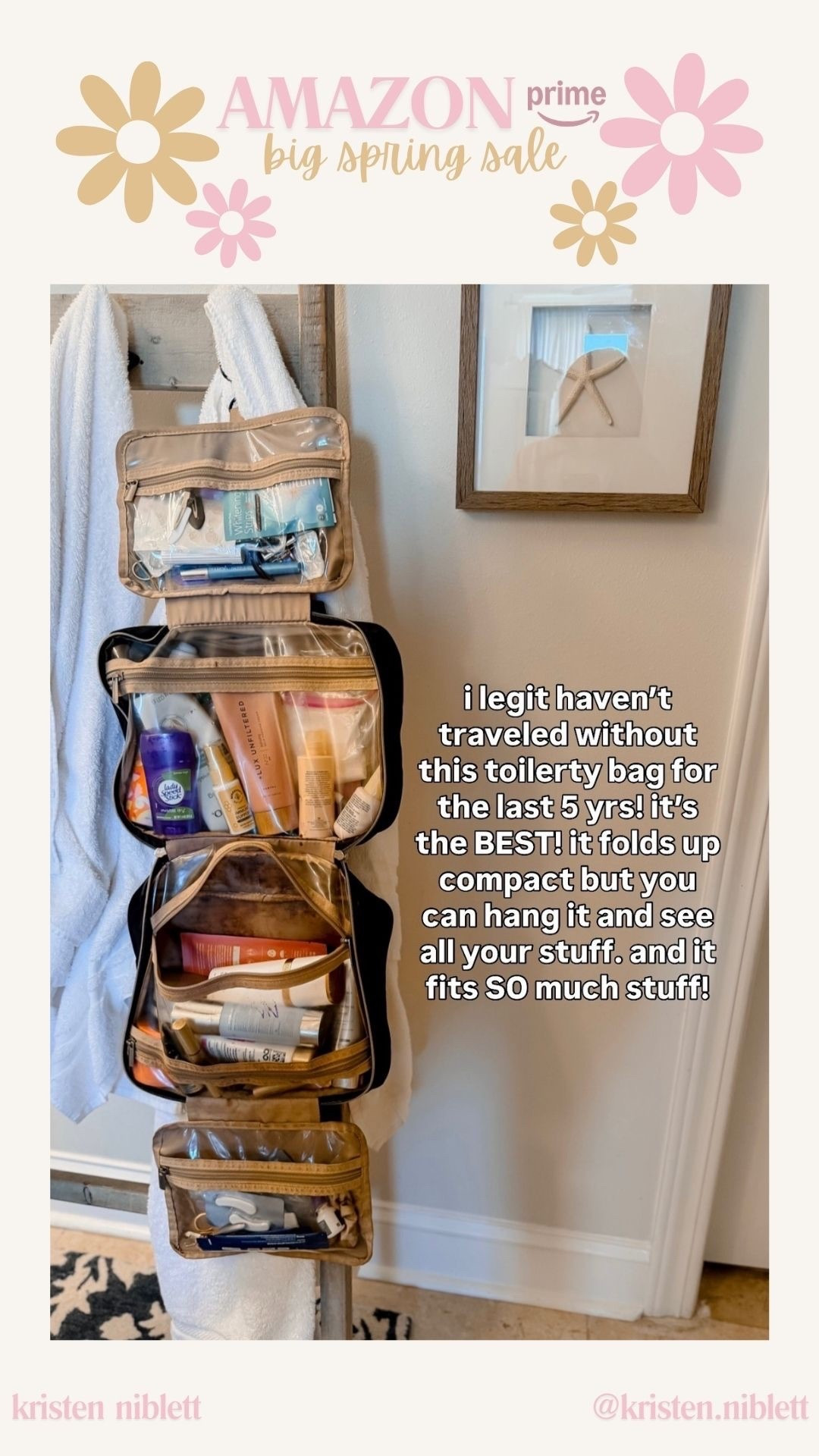 My must have travel bag for beauty /skincare is on sale today for Amazons Big Spring Sale! 

#LTKgrwm #LTKootd #LTKSaleAlert