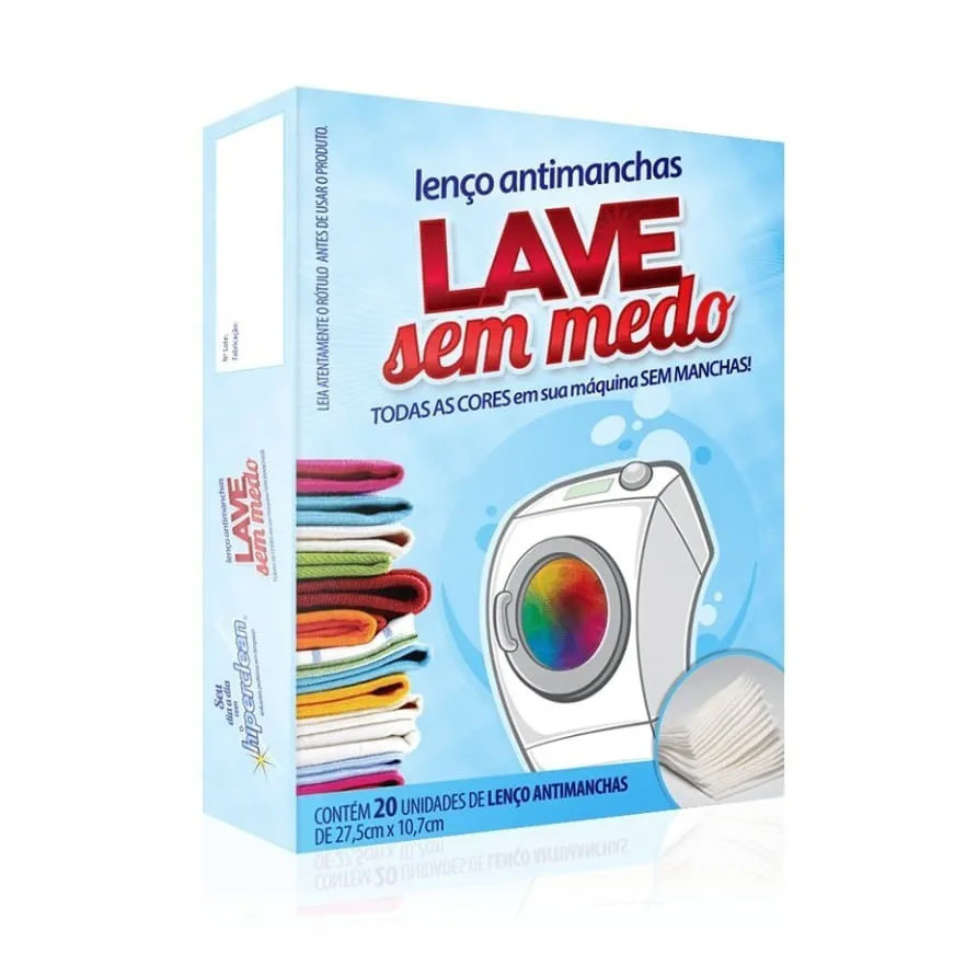 Lenços Tira Manchas Para Roupas Hiperclean 20 Unidades Hiperclean | CompraCerta (BR)