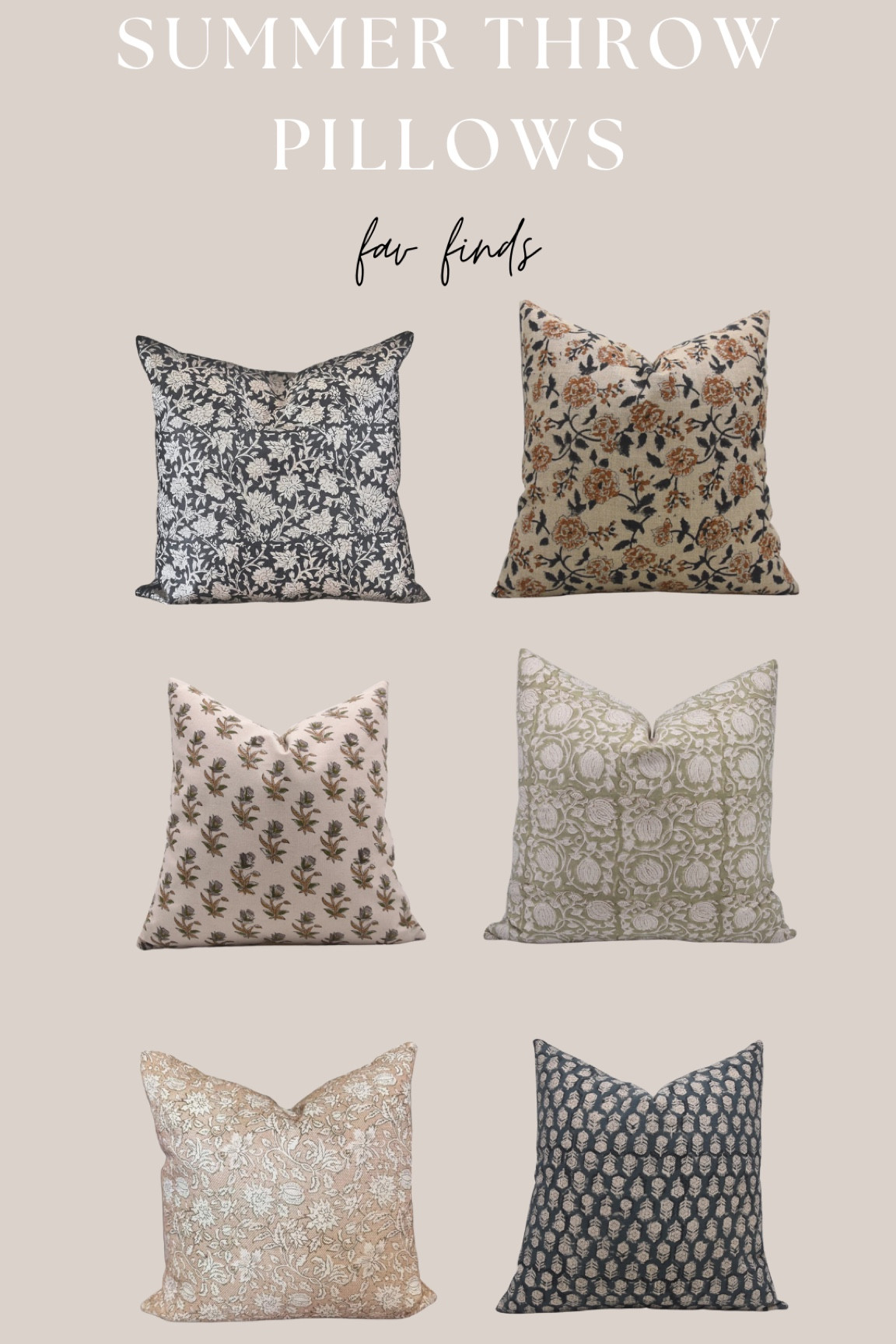 Sweet summer throw pillows🙌🏻

Affordable finds ✔️

#LTKHome #LTKFindsUnder50 #LTKSaleAlert