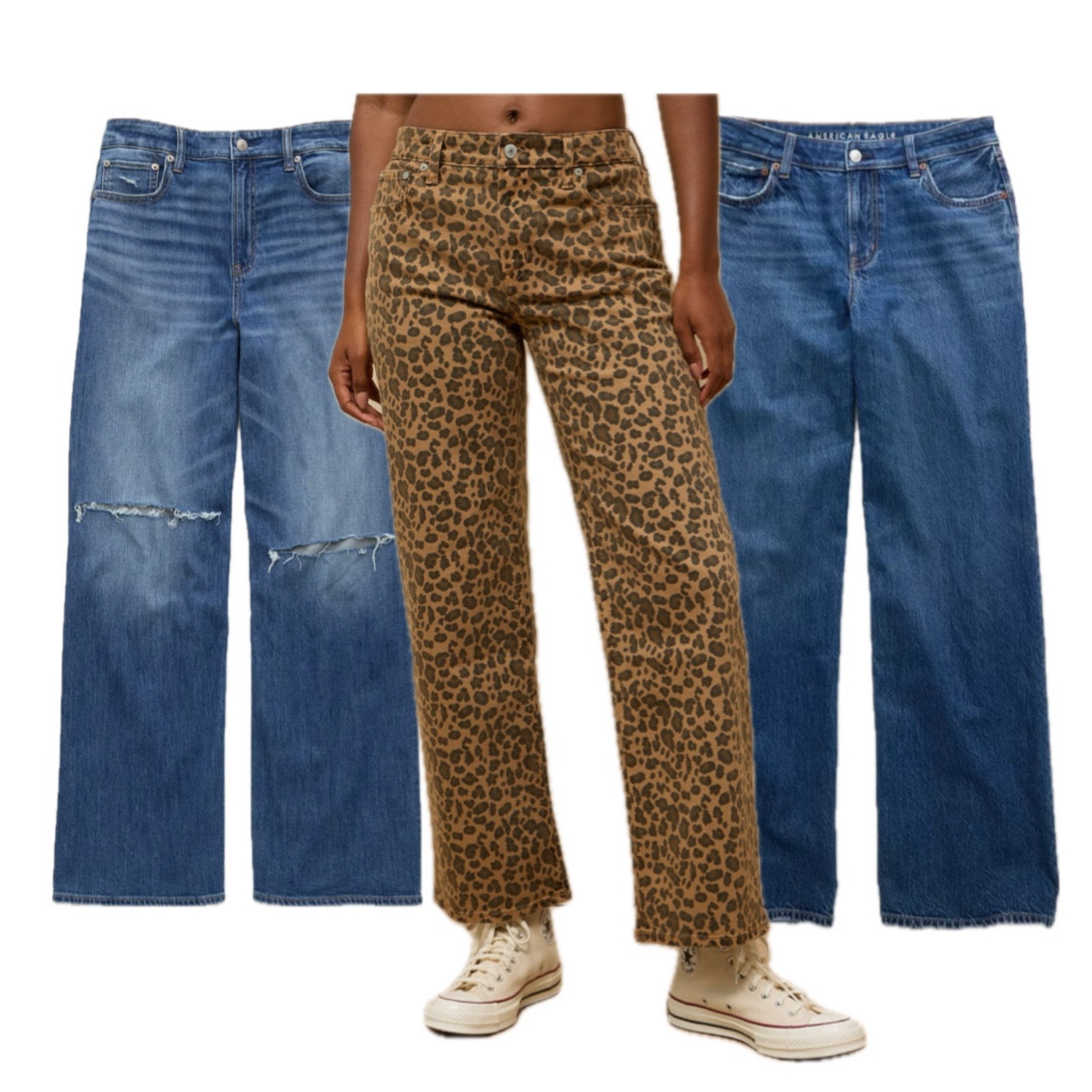 American Eagle baggy jeans. Leopard pants. Leopard print pants  

#LTKFallSale #LTKSaleAlert