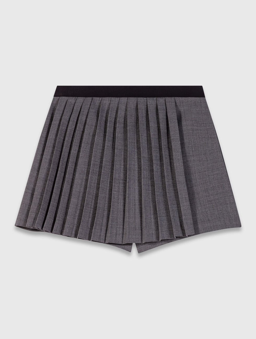 Pleated skort Black / Gray for Women | Maje | Maje EU