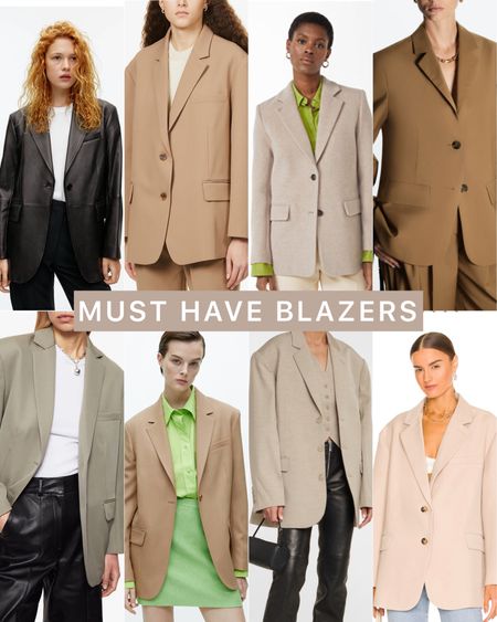 New season must have blazers for autumn / fall - from leather blazers to oversized blazers, wool blazers, high street blazers and investment blazers perfect for workwear, the office, smart casual, evening and weekend outfits. 

Uk influencer - wardrobe staples - wardrobe must haves - autumn outfits 

#LTKworkwear #LTKSeasonal #LTKstyletip