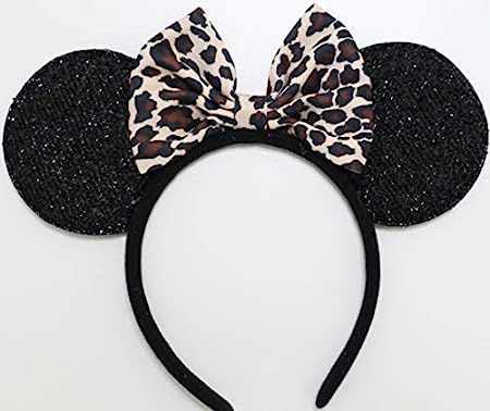 Leopard Mickey Ears, Cheetah Mickey Ears, Leopard Minnie Ears, Cheetah Minnie Ears, Minnie Ears, ... | Amazon (US)