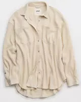Aerie Anytime Fave Waffle Shirt | American Eagle Outfitters (US & CA)