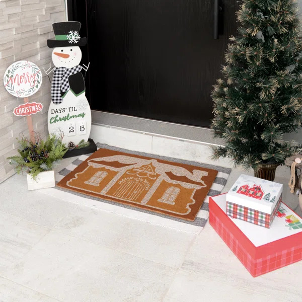 Non-Slip Christmas Outdoor Doormat | Wayfair North America