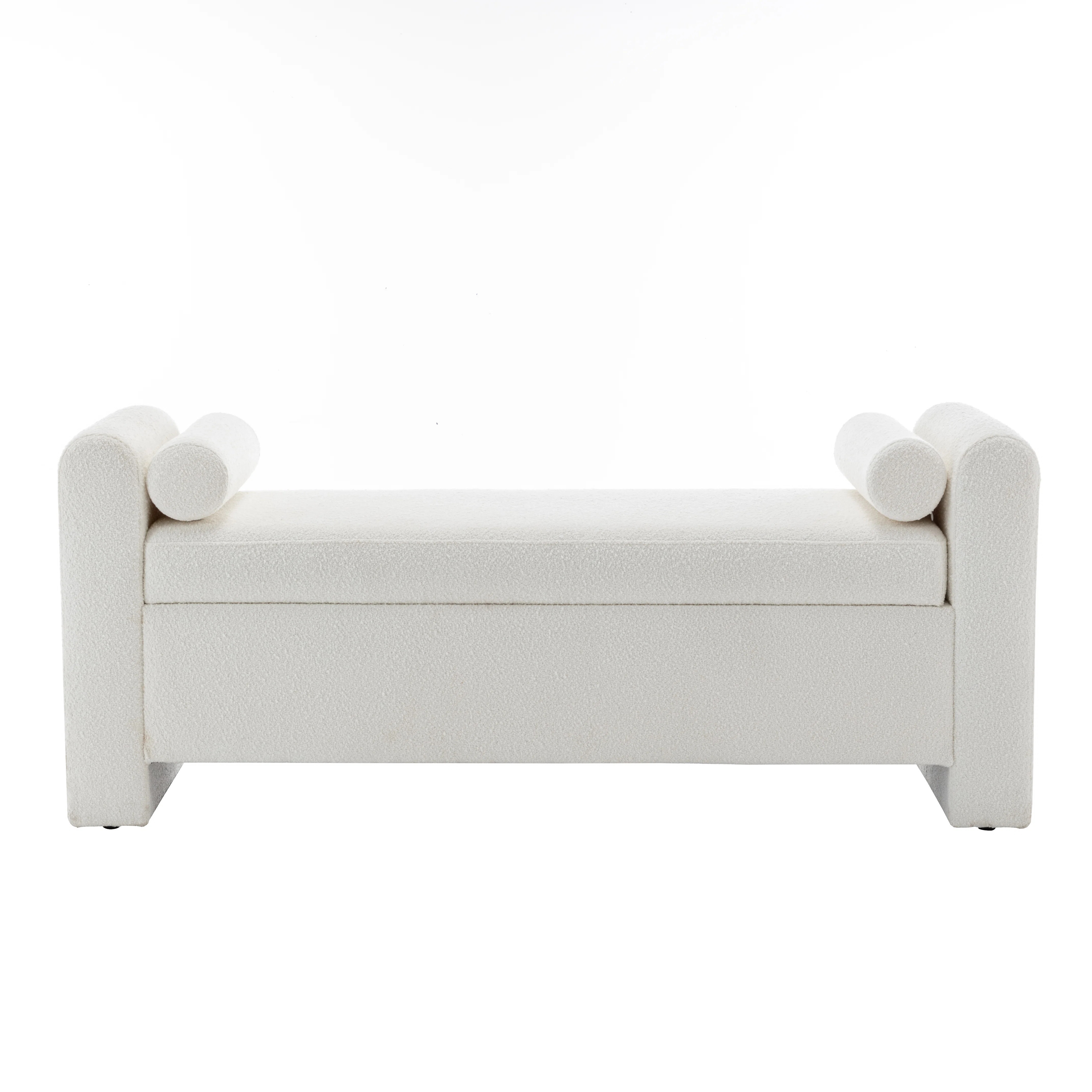 Hokku Designs Lataja Polyester Upholstered Storage Bench | Wayfair | Wayfair North America