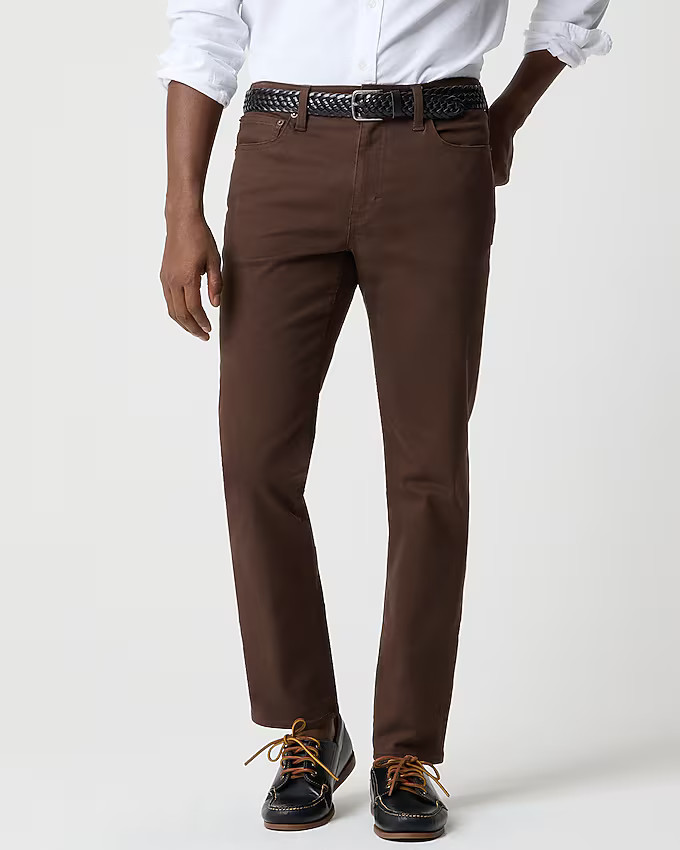 Straight-fit garment-dyed five-pocket pant | J.Crew Factory