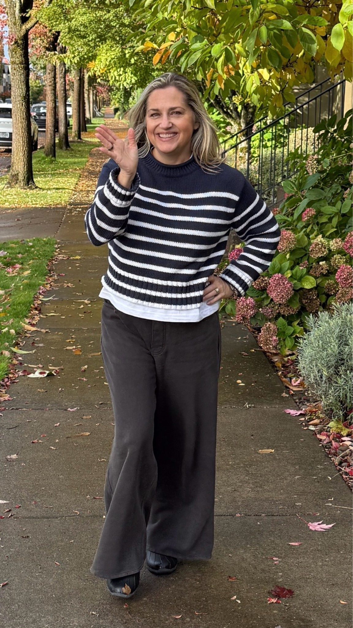 These sweatpants are like a trouser. They look nicer than just a typical sweatpants that are just as comfortable if not more.  You will wear them constantly and they are 50% off. ￼

#LTKdayinmylife #LTKOver40 #LTKSaleAlert
