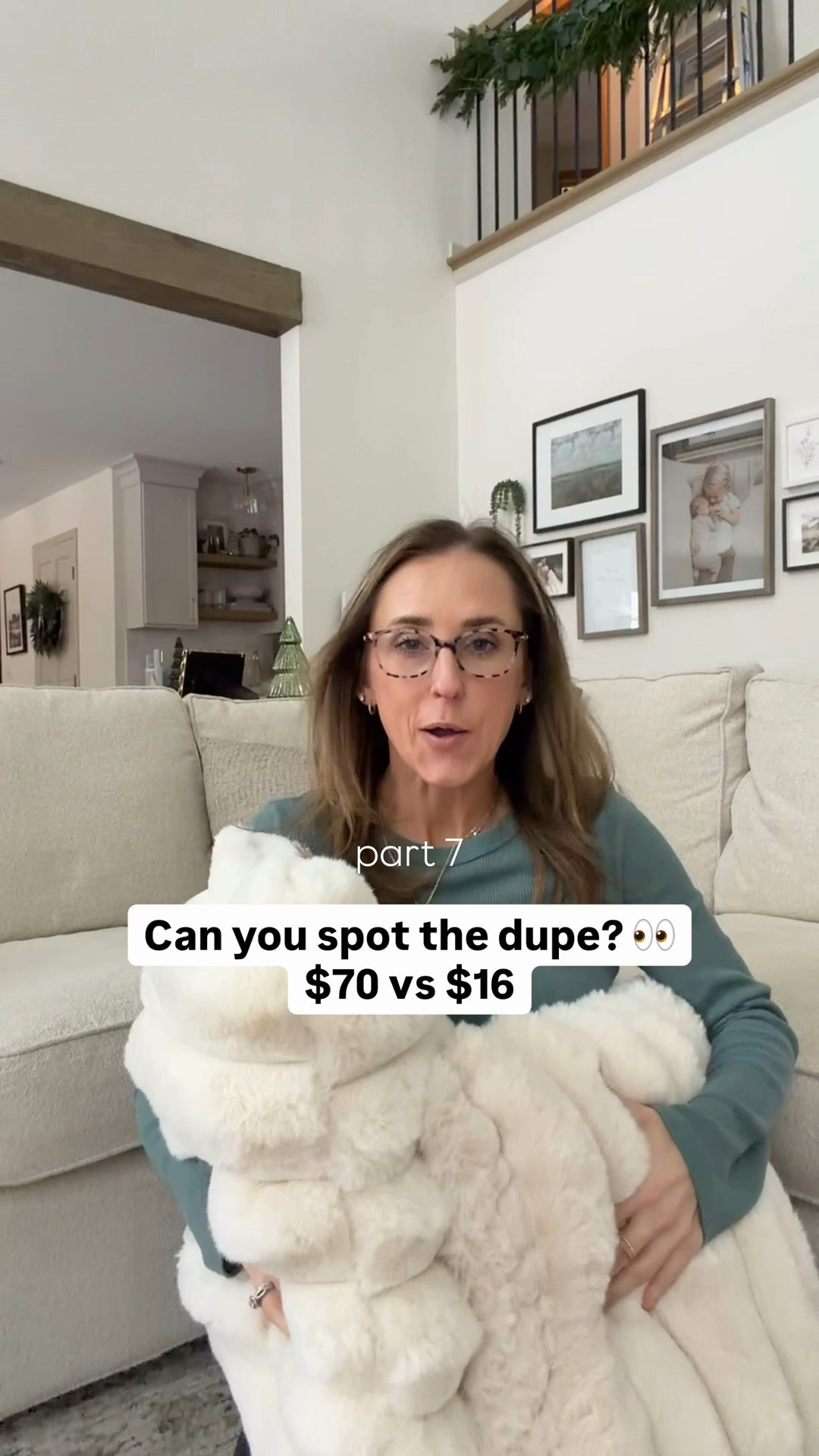 $70 vs $16! Can you tell which faux fur striped pillow is which?! The pillow with the plain back is only $16 for a pack of 2 from Amazon!! The other is $70 for 1 from Anthropologie ! Both linked here! Such a good dupe! I honestly cant tell them apart! 

#LTKHome #LTKSaleAlert #LTKFindsUnder50