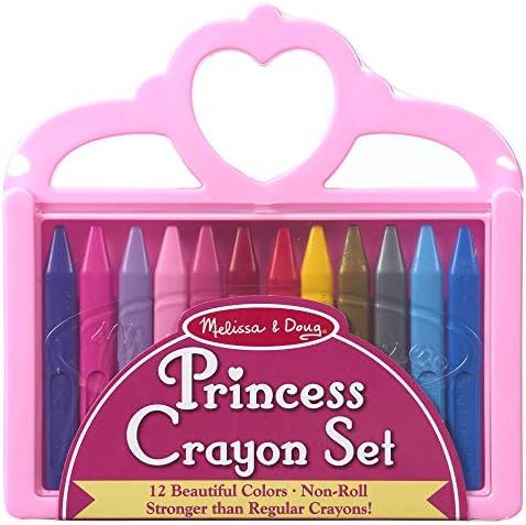 Amazon.com: Melissa & Doug Princess Crayon Set - 12 Colors : Melissa & Doug: Toys & Games | Amazon (US)