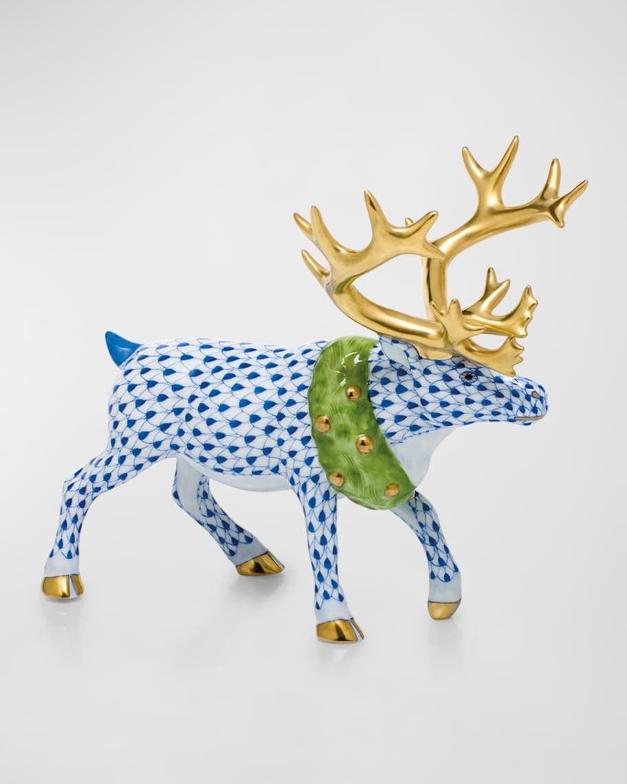 Herend Holiday Reindeer Figurine | Neiman Marcus