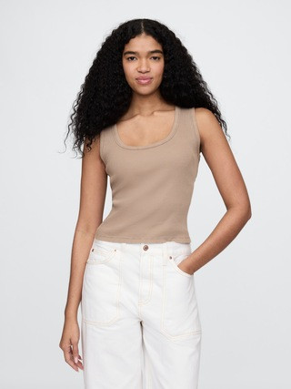 Rib Scoop Tank Top | Gap (CA)