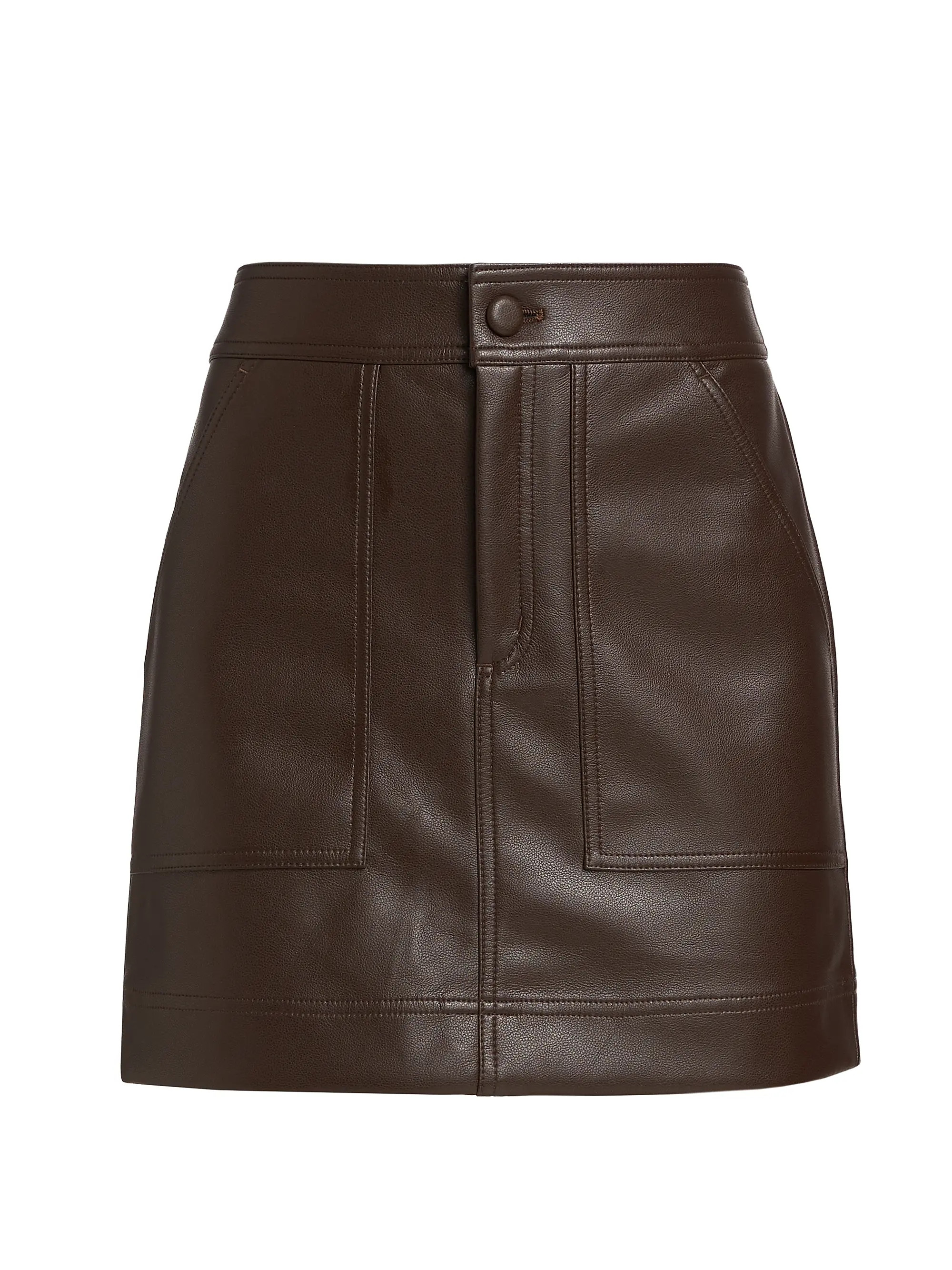 Marie OliverBraden Faux Leather Miniskirt | Saks Fifth Avenue