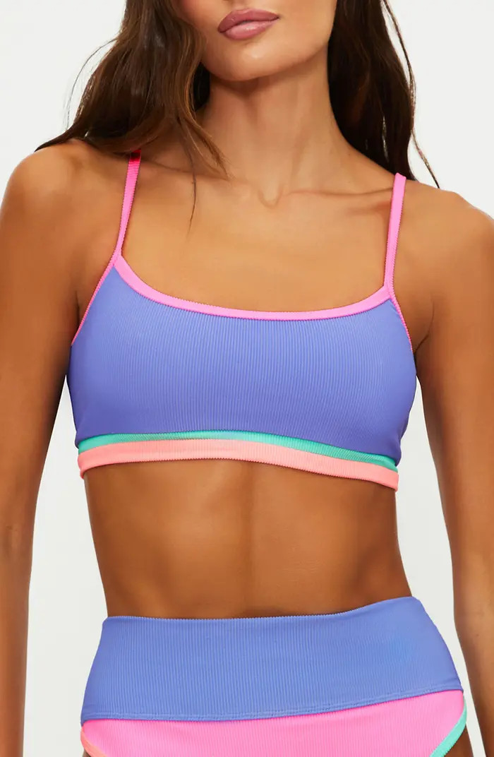 Val Colorblock Bikini Top | Nordstrom