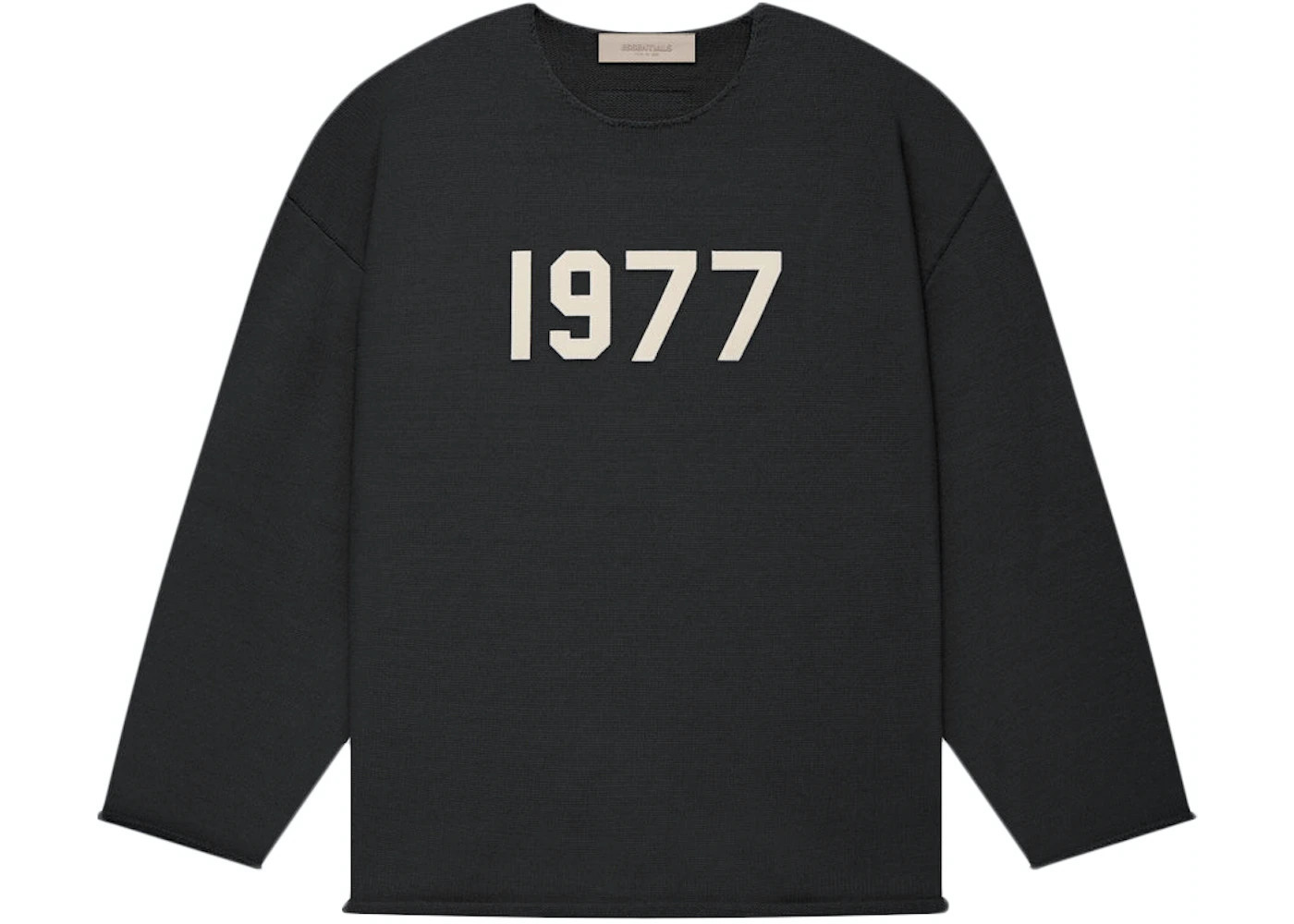 Fear of God Essentials 1977 Raw Edge Sweater Iron | StockX