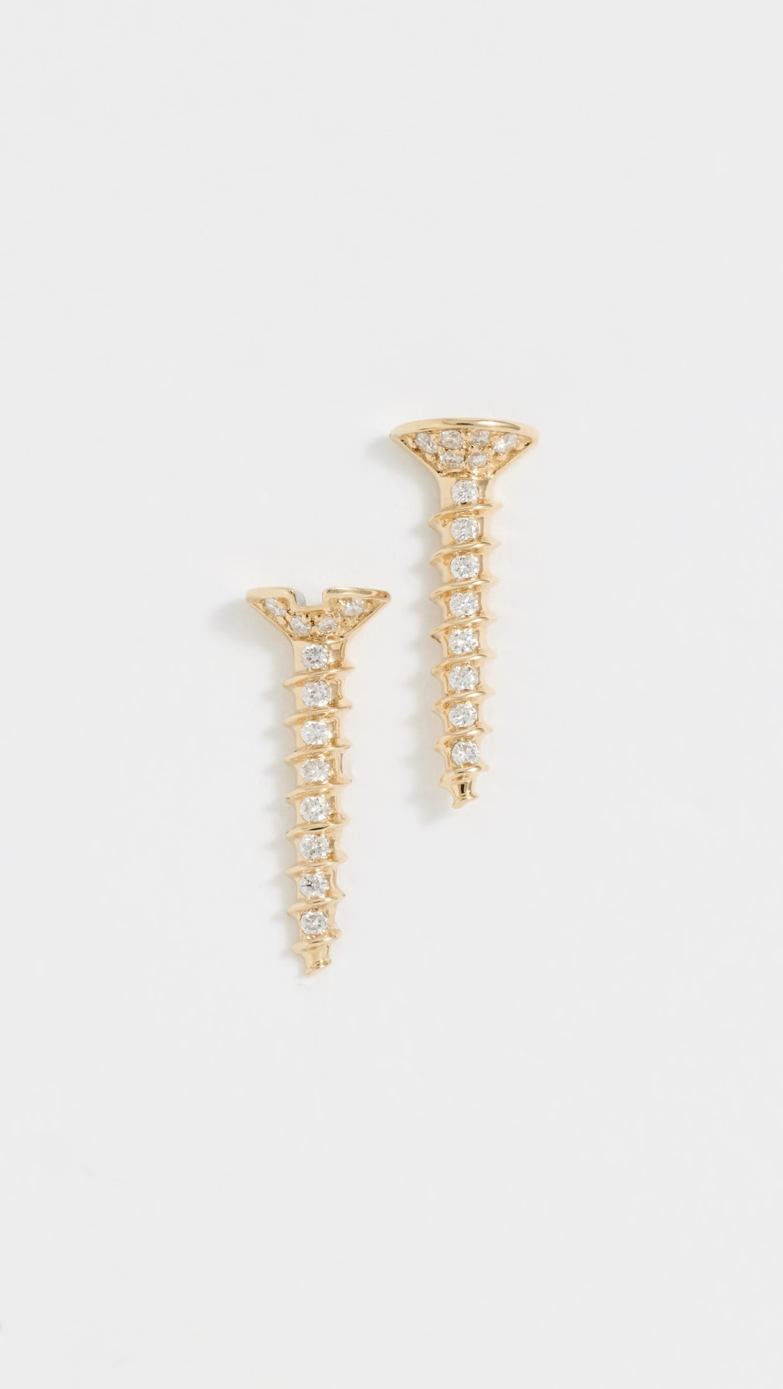 14k Long Screw Studs | Shopbop