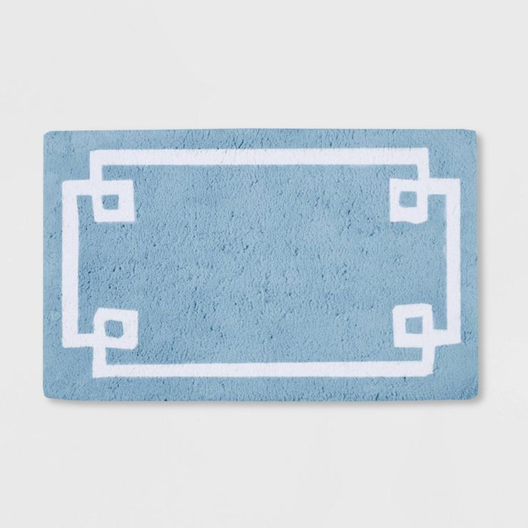 Geometric Cotton Tufted Bath Rug | Target