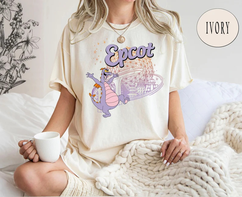 Comfort Colors® Epcot Figment Tshirt, Epcot Tshirt, Womens Epcot Tee, Walt Disney World Shirt, E... | Etsy (US)