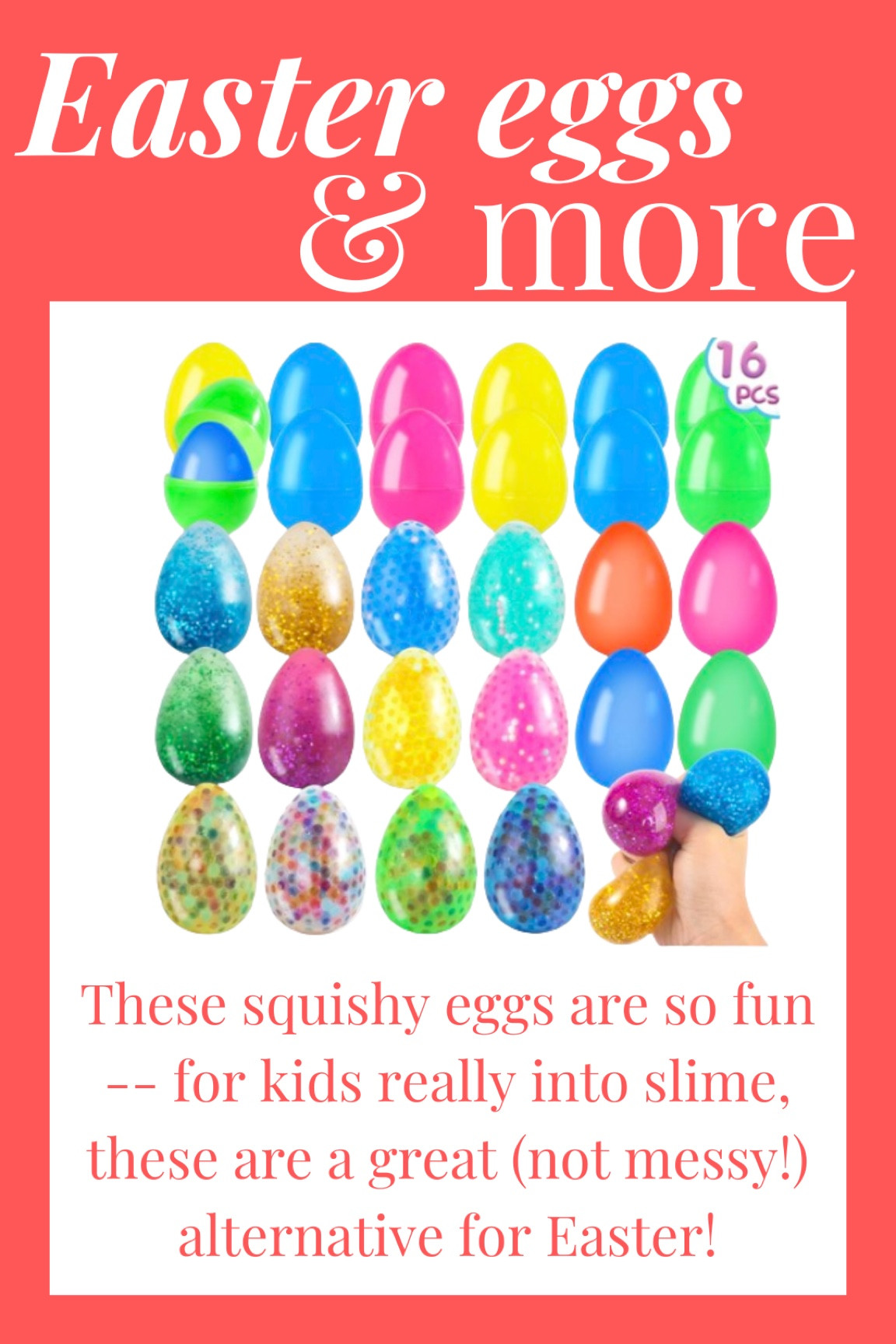 Squishy, sensory eggs and stress ball eggs would be great for an egg hunt for kids of all ages on Easter! 

#LTKkids #LTKSeasonal #LTKfamily