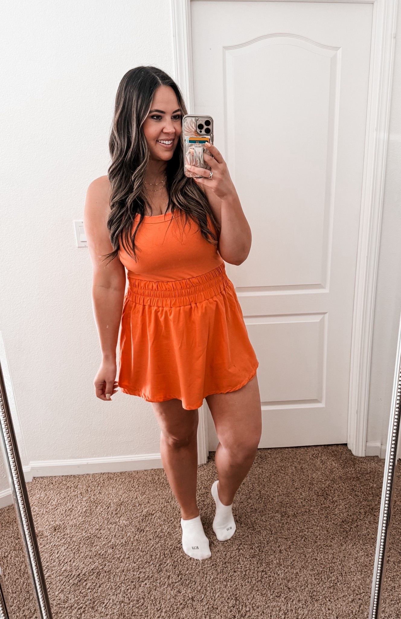 Romper that looks like a dress! Cutest athleisure look for under $50! Comes in several different color combos! 

I’m in a size xl because I was worried it had a shelf bra. It doesn’t, and could have done my true size but I also liked the slightly looser fit of the XL. 


#LTKFindsUnder50 #LTKActive #LTKMidsize