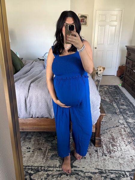 Bump friendly outfit / nursing friendly outfit  

This blue jumpsuit is so comfortable and fits the bump! It’s also nursing friendly for postpartum. Wearing an 8! 

Seraphine
Summer jumpsuit
Maternity Wedding guest outfit 
Postpartum jumpsuit 
Baby shower guest outfit  
Sip and see outfit
4th of July outfit  

#LTKwedding #LTKbump #LTKSeasonal