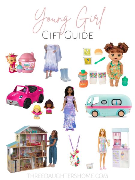 Gift ideas for young girls, ages 4-7.  My daughter is 5, and these are things either she has and loves or is asking for Christmas!


Girl gifts, large dollhouse, lol doll, baby doll, little people, unicorn necklace, girl gift ideas, Christmas gift, birthday gift, Encanto, Frozen

#LTKsalealert #LTKHoliday #LTKGiftGuide