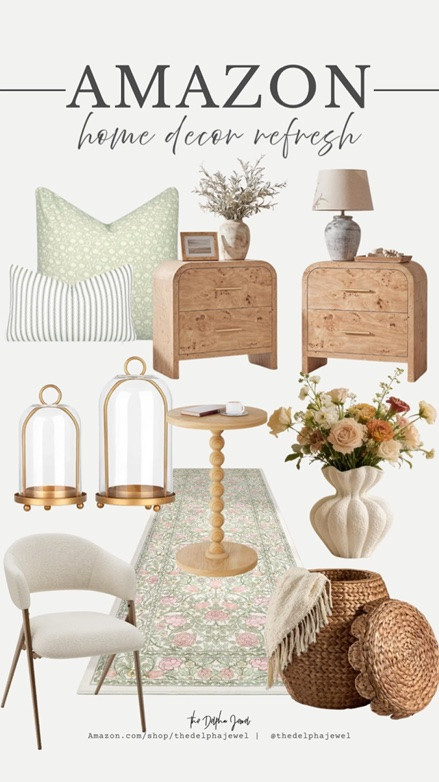 Refresh your home decor with these spring pieces from Amazon 🌷🏠🪑up to 15% off 

Rattan blanket basket, modern fabric chairs, pillow covers, curved nightstand, ceramic vase, brass candle lantern

#LTKHome #LTKMothersDay