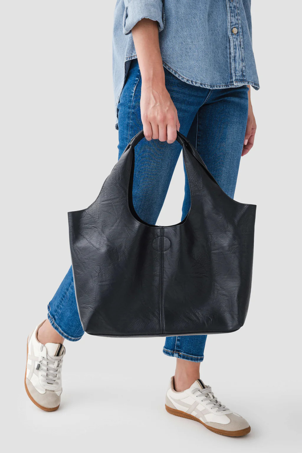 Vegan Leather Hobo Bag | Social Threads