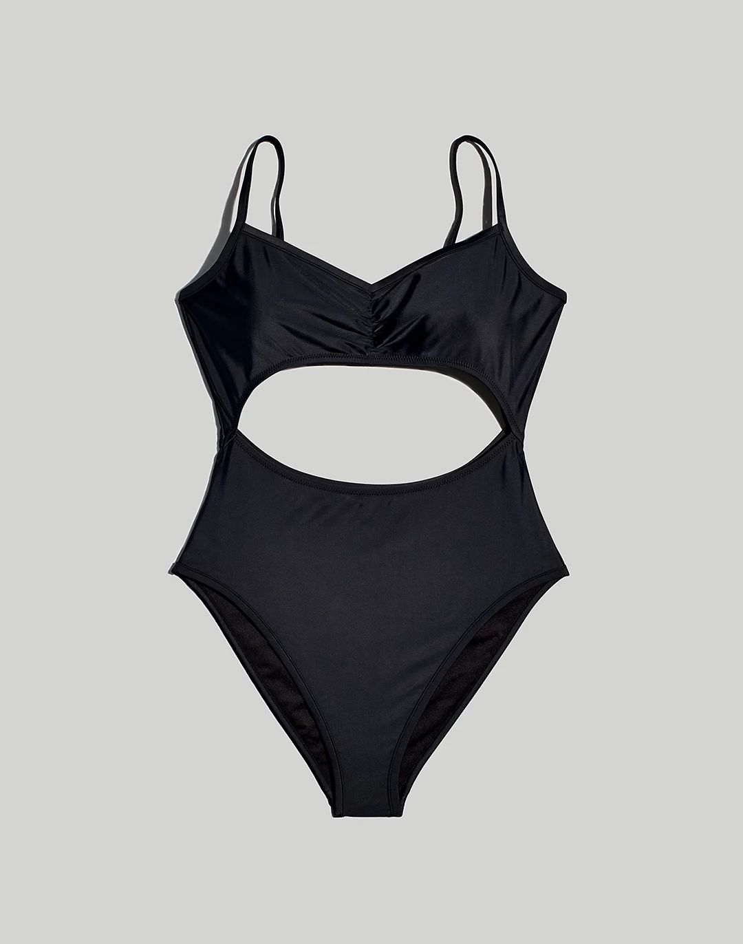 Cinched Cutout One-Piece Swimsuit | Madewell