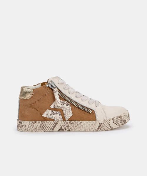 ZONYA SNEAKERS IN TAN MULTI NUBUCK | DolceVita.com