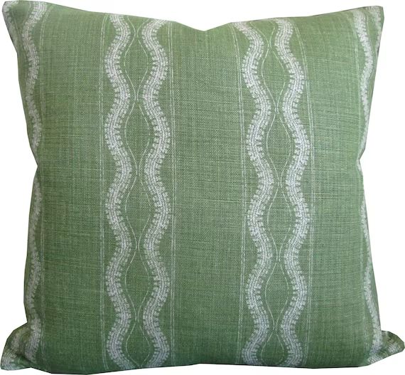 Zanzibar In Green-High End Designer Decorative Pillow Cover-Single Sided-Accent Pillow | Etsy (CAD)