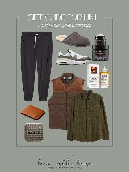 Gift Guide for Him under $100! If you’re shopping ahead of time and looking for a gift that’s under $100 all of these are perfect ideas! Vuori joggers, vest, flannel, cologne, wallet, speaker, Ugg slippers, Nike sneakers, and Kiehls skincare! All amazing gifts and all at Nordstrom! 

#LTKfindsunder100 #LTKmens #LTKGiftGuide