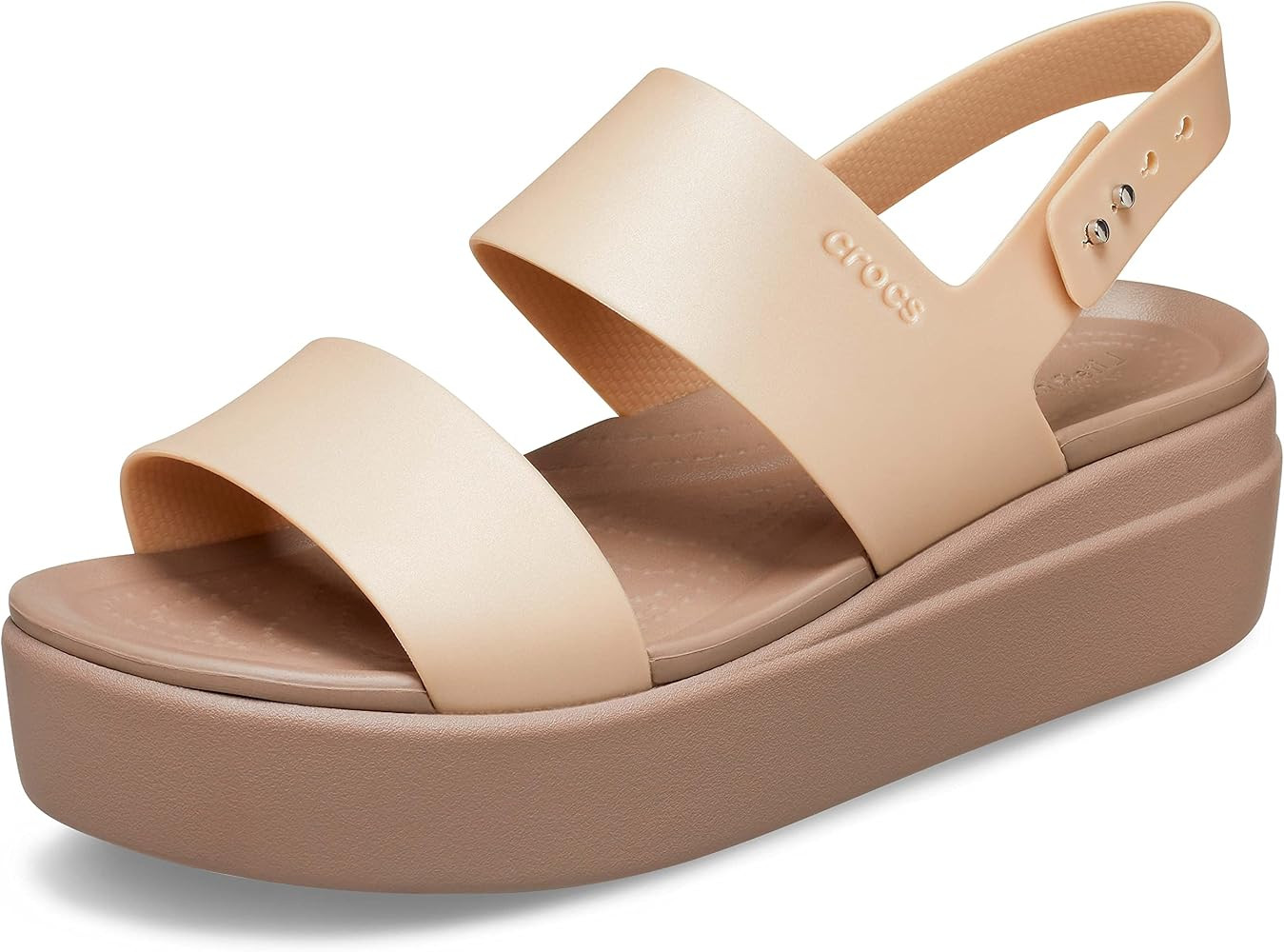 Crocs Women's Brooklyn Low Wedges Sandal | Amazon (US)