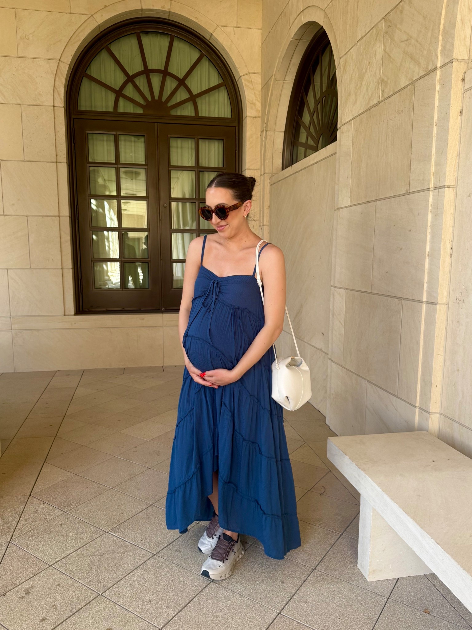Officially in the season where OnClouds are going with every outfit 🤪 #iykyk dress is in size small! 

#LTKTravel #LTKBump #LTKFamily