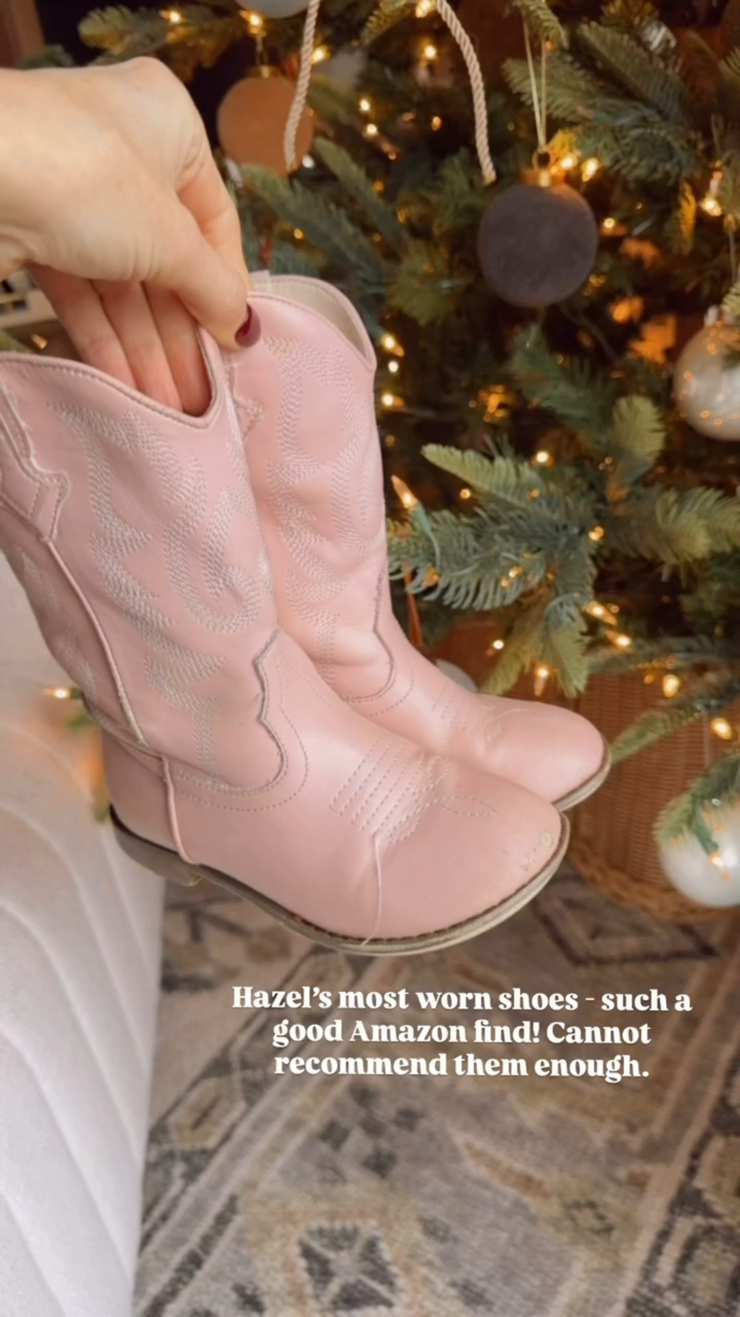 Hazel loves these pink cowgirl boots - she wears them all the time! This is a great gift idea!

Loverly Grey, little girl boots, kids boots, kids cowboy boots, pink boots, Christmas gift ideas 

#LTKHoliday #LTKKids #LTKGiftGuide