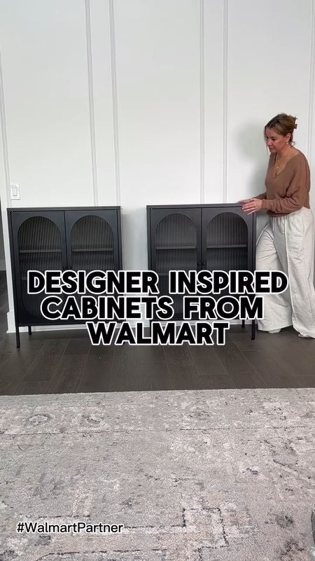 Designer inspired cabinets from Walmart! 

#LTKVideo #LTKHome #LTKStyleTip