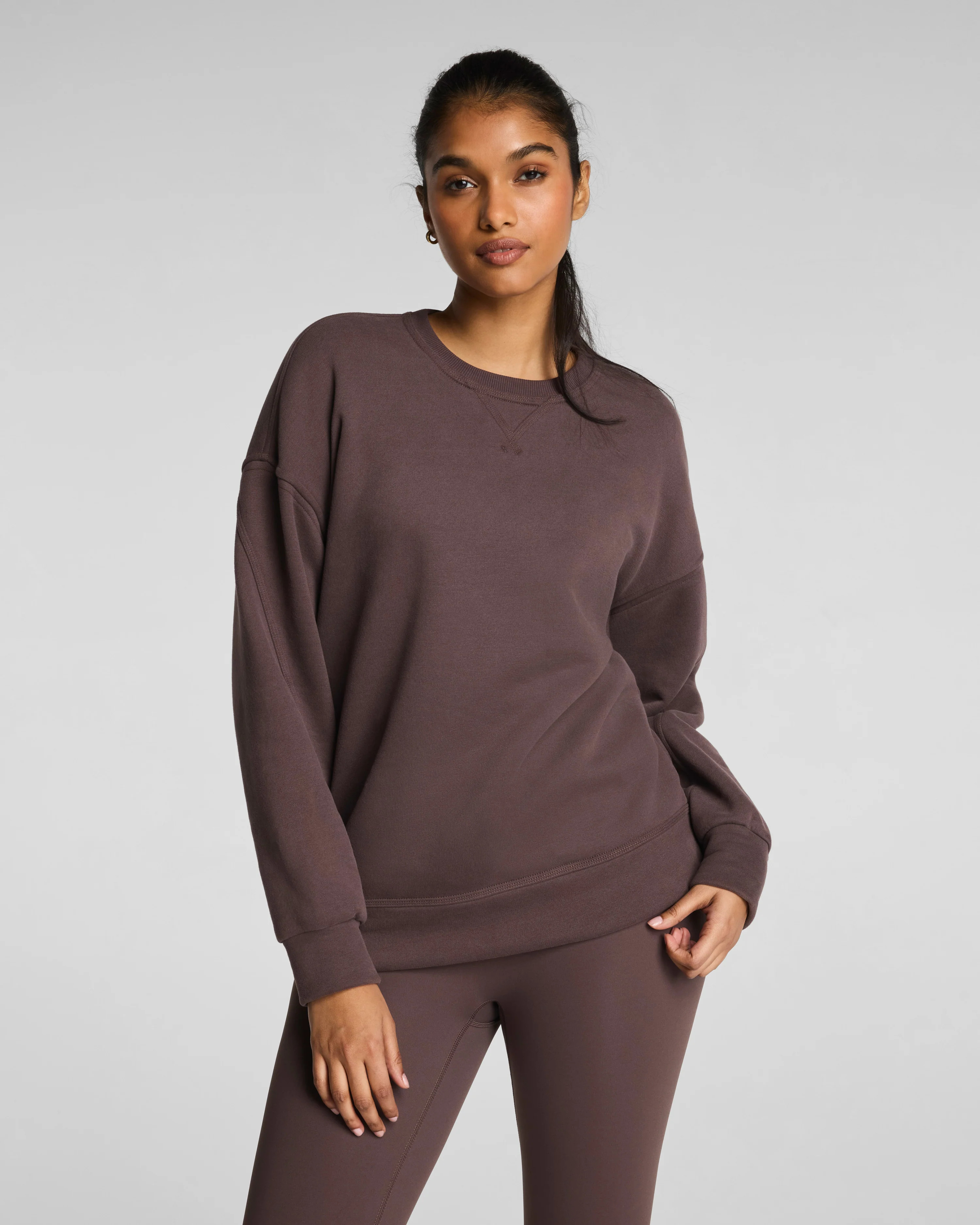 SPANX® BoostUp Cotton Fleece Crewneck Tunic | Cozy & Flattering | Spanx