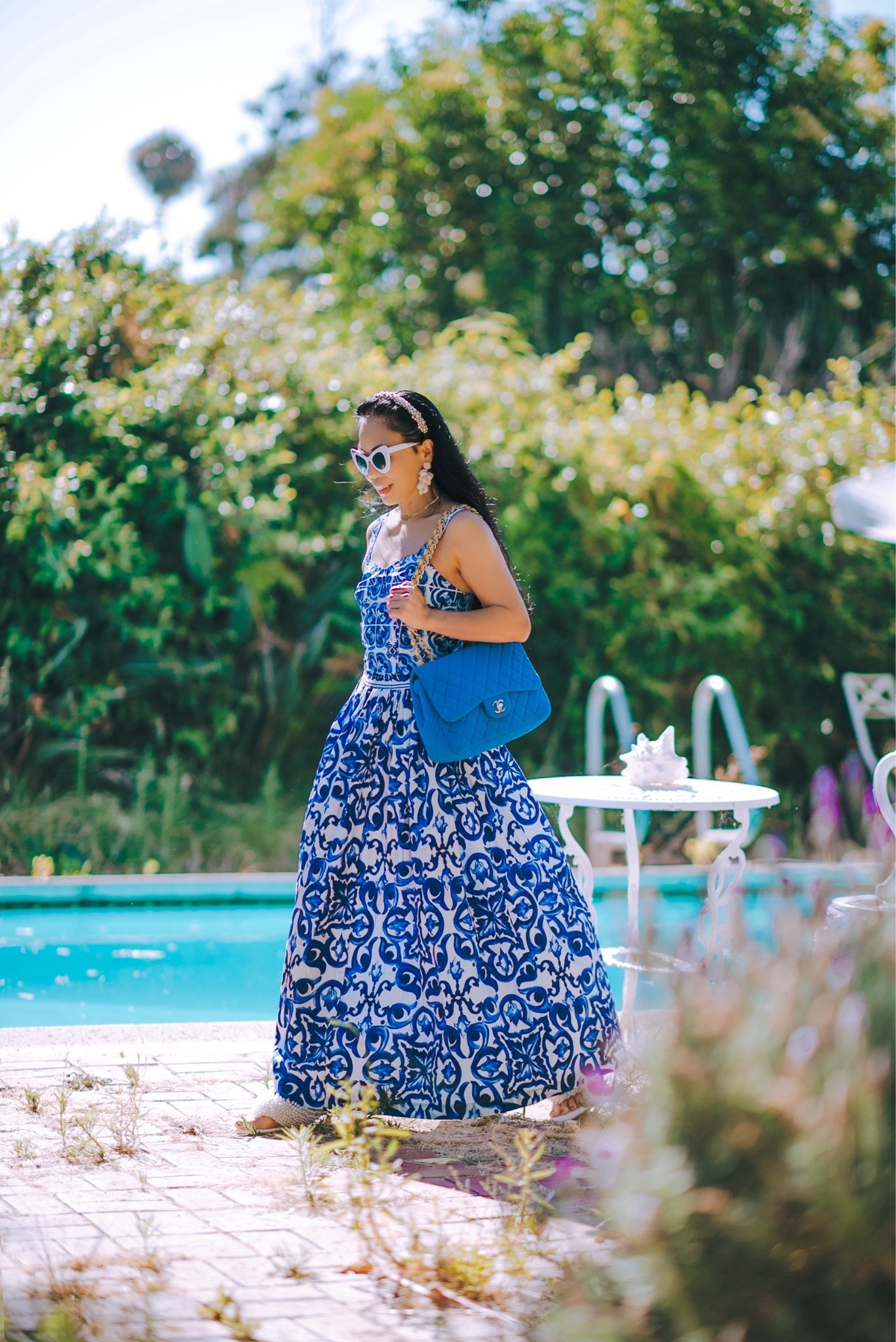 Sunday, serving Dolce & Gabbana vibes on a budget. ✨💙

#LTKootd