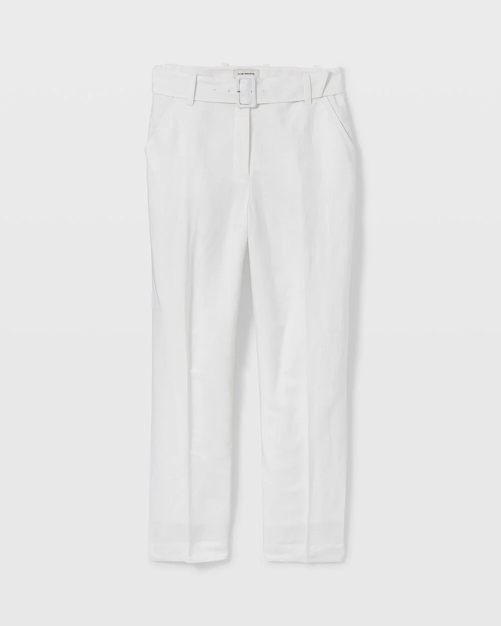Belted Linen Blend Trouser | Club Monaco (Global)