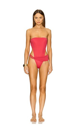 Holly Brazilian One Piece in Red | Revolve Clothing (Global)